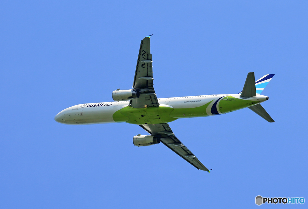 「はれー」 Air Busan A321-231 HL7712 出発