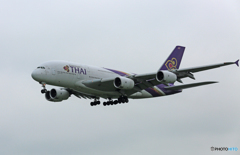 「☁」 Thai A380-841 HS-TUB 着陸