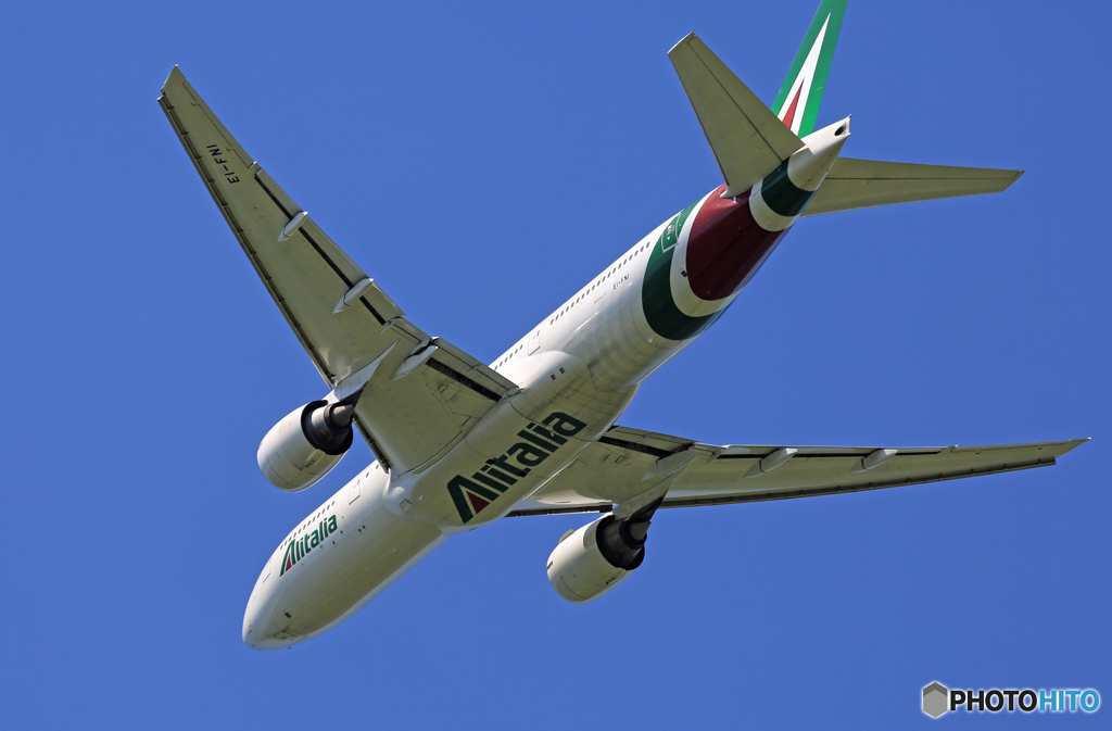 「そらー」 Alitalia A330-202 EI-EJD 離陸