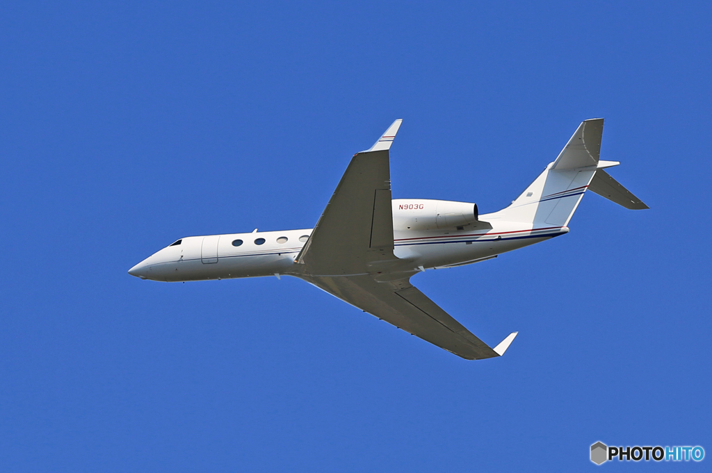 「良い天気」プライベート機:Canal Air Gulfstream G450 