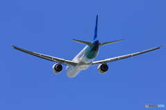 「SKY」 Garuda 777-3U3 PK- GIF Takeoff 