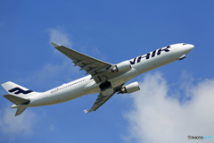 「青い空」が一番 Finnair A330-202 OH-LTN離陸