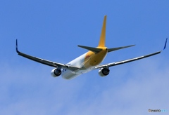 「ぶるー」 Polar 767-3JHF N644GT 出発です