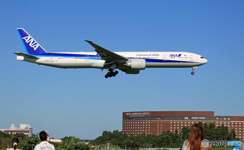 「そらー」 ANA 777-381 JA781A Landingです