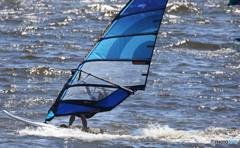 「あおいそら」風の流れに乗る