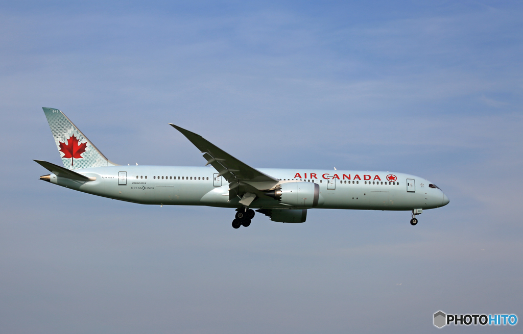「良い空～」 Air Canada 787-9 C-FKSV Landing