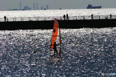 「すかい」キラキラ　ウインドサーフィン