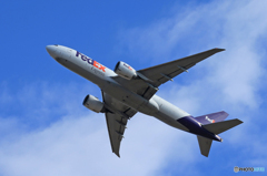 「あおぞら」FedEx 777-FS2 N856FD Takeoff 