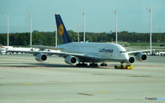 ☮ ミュンヘン国際空港の風景です ☮ A380 ✈
