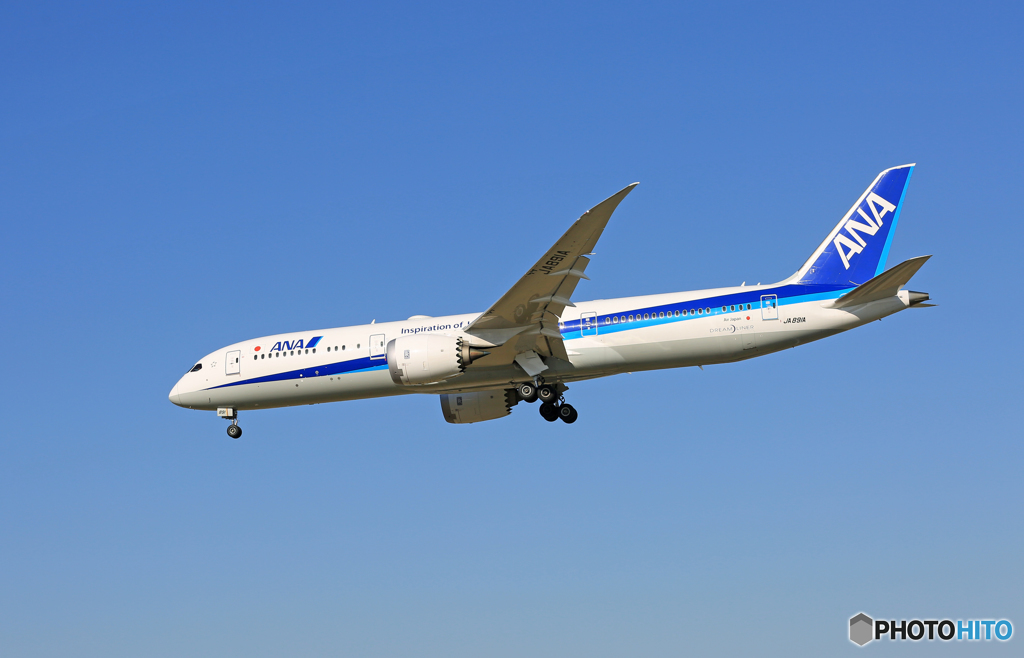 ☀「青い空」が一番 ANA 787-9 JA891A 到着