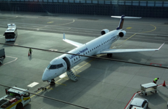 Lufthansa Regional CityLine CRJ-900ゲートイン