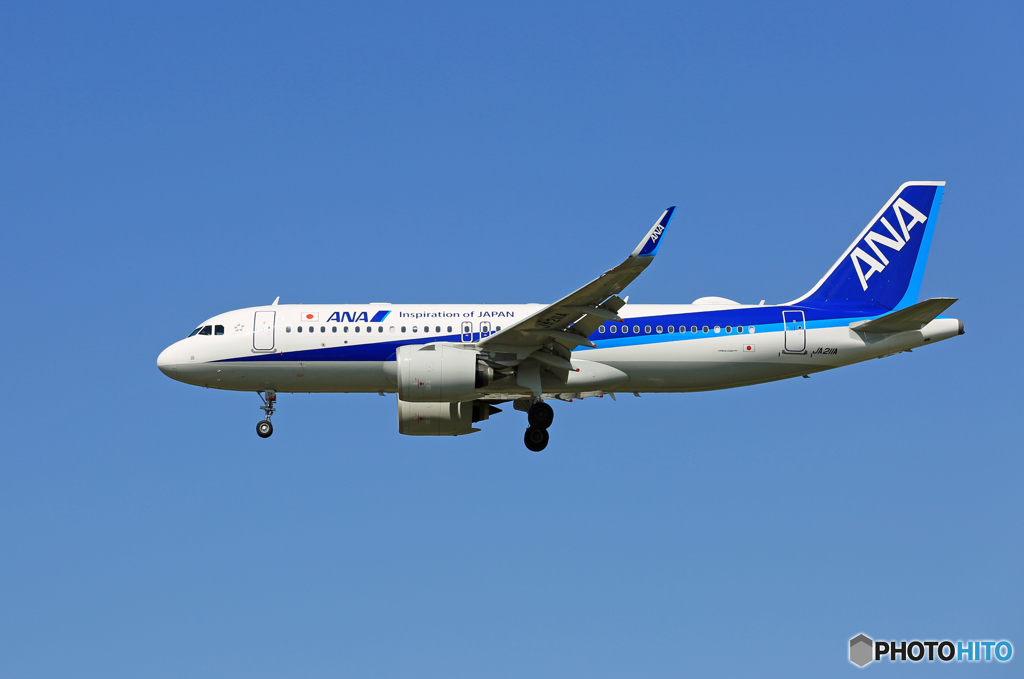 航空機・ヘリコプター ANA A320neo JA211A Photo of ANA - All Nippon Airways Airbus A320 NEO (JA211A