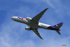「スカイ」 FedEx 777-FS2 N856FD Takeoff  