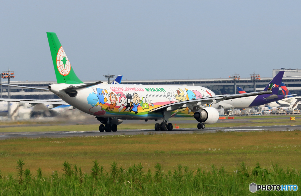 ☀「青い空」が一番 EVA サンリオキャラクター B-16332飛ぶ