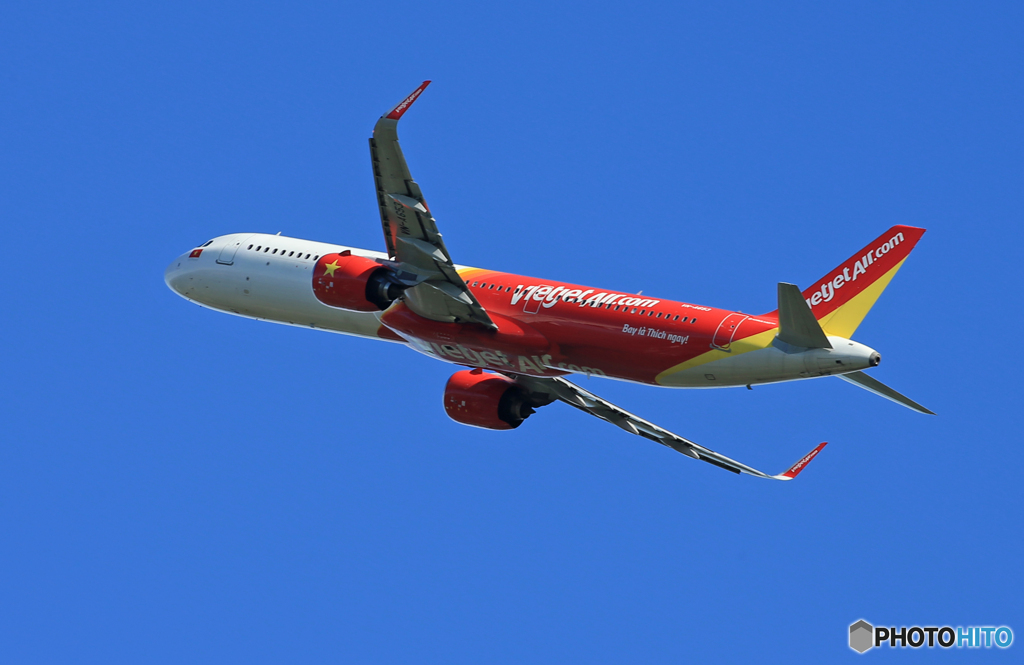 「群青色」 Vietjet A321-271N VN-A653 Takeoff 