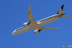 「すかい」 Singapore 787-10 9V-SCH 離陸