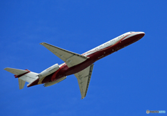 「すかい」 プライベート機 MD-87 N168CF 飛ぶ