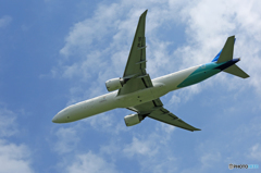 ☀「青い空」が一番 Garuda 777-3U3 PK-GIE 出発