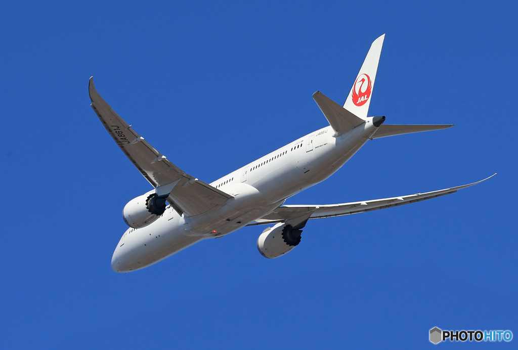 「Blue」 JAL 787-9 JA861J Takeoff