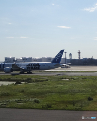 「良い天気」STAR WARSを見ながら〜離陸します