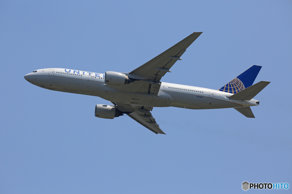 「すかい」 UNITED 777-222 N213UA 出発