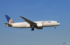 UNITED 787-9 N29907 Landing