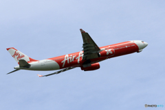 「はれ」 Air Asia A330-343 PK-XRA 離陸