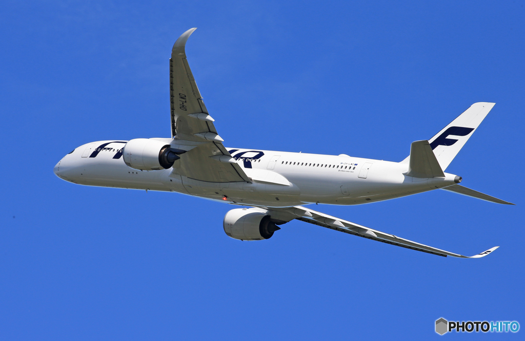「空色」 Finnair A350-941 OH-LWD 離陸します