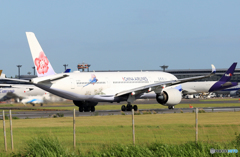 「青が好き」 China AIR A350-941 キジ 出発