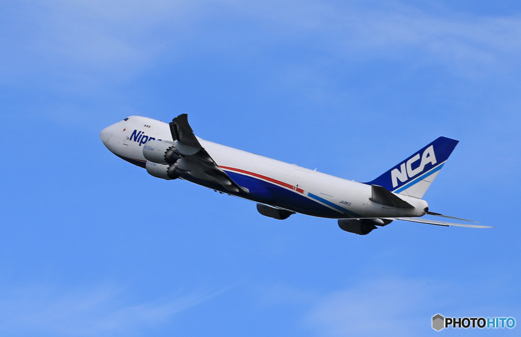 「あおいそら」NCA 747-8KZF JA18KZ Takeoff  