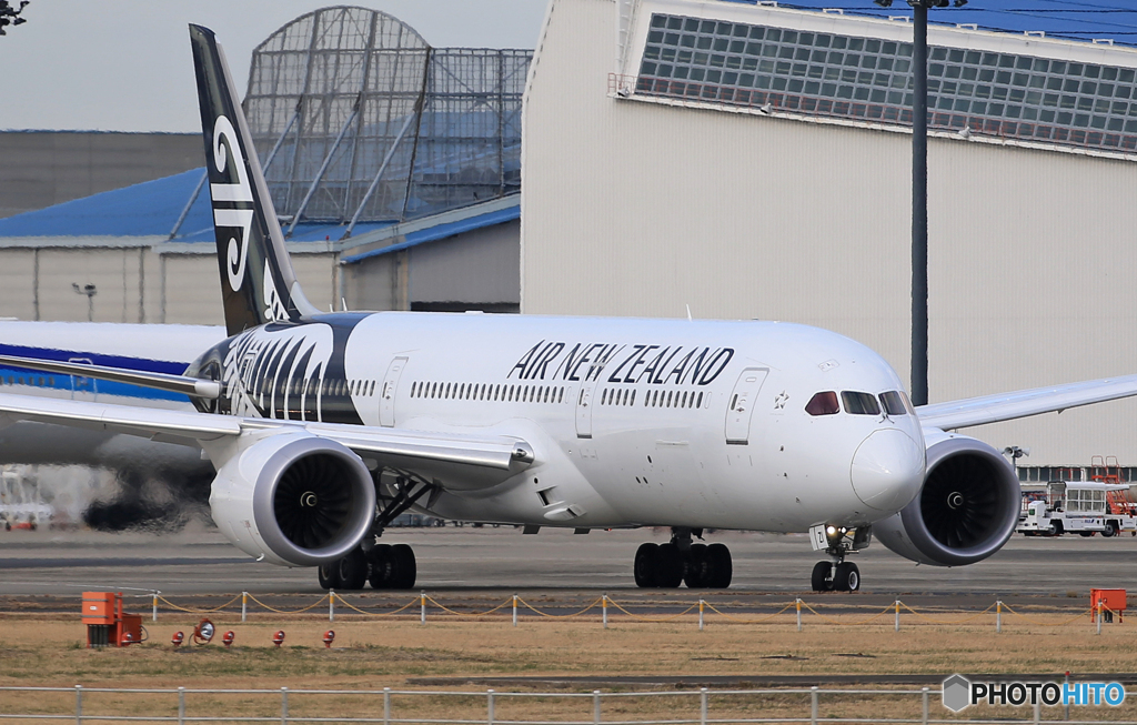 「青の空」Air New Zealand B787-9 ZK-NZI