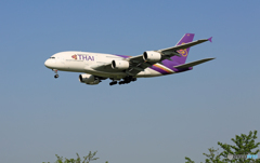 「青色が好き」  Thai A380-841 HS-TUF 到着です