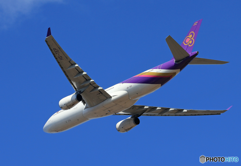 「空色」 THAI A330-343 HS-TEP Takeoff 