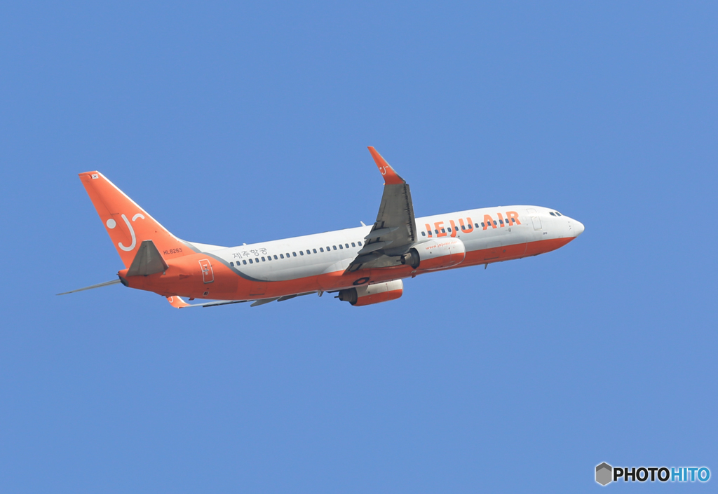 「すかい」 JEJU 737-82R HL8263 Takeoff 