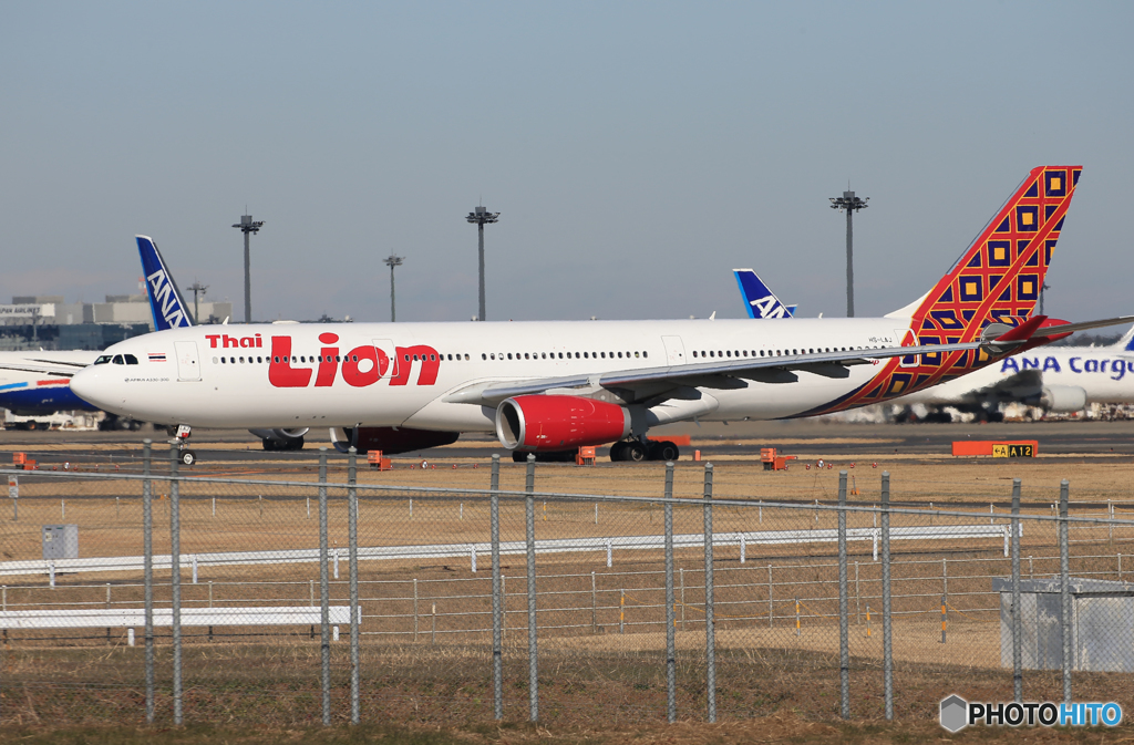  「晴れ」 Lion Air A330-343 HS-LAJ 離陸します