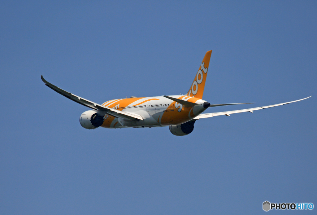 「すかい」 scoot 787-9 9V-OFA 飛び立ちです