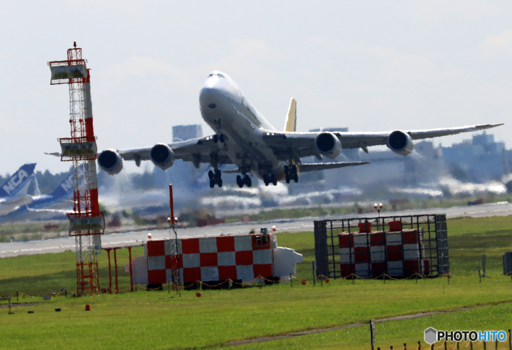 「青色」 POLAR 747-87U N851GT 飛行