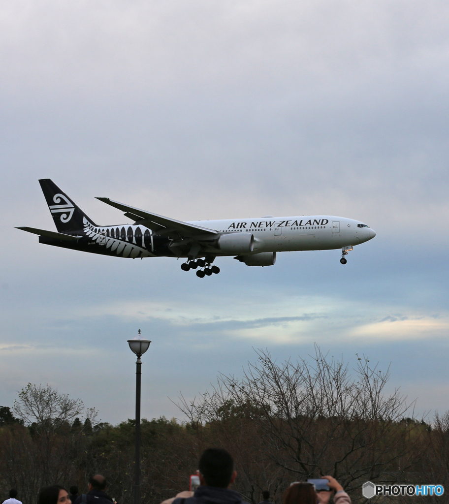 「青色が好き」Air NZ' 777-219 ZK-OK 飛行