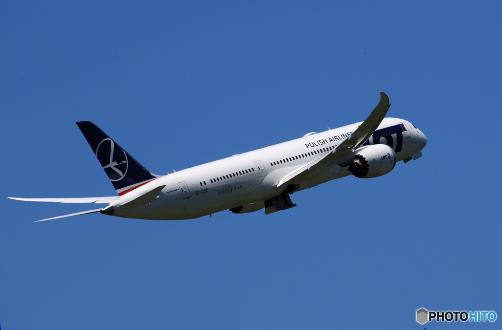 「Blue」 LOT 787-8 SP-LSD Takeoff  