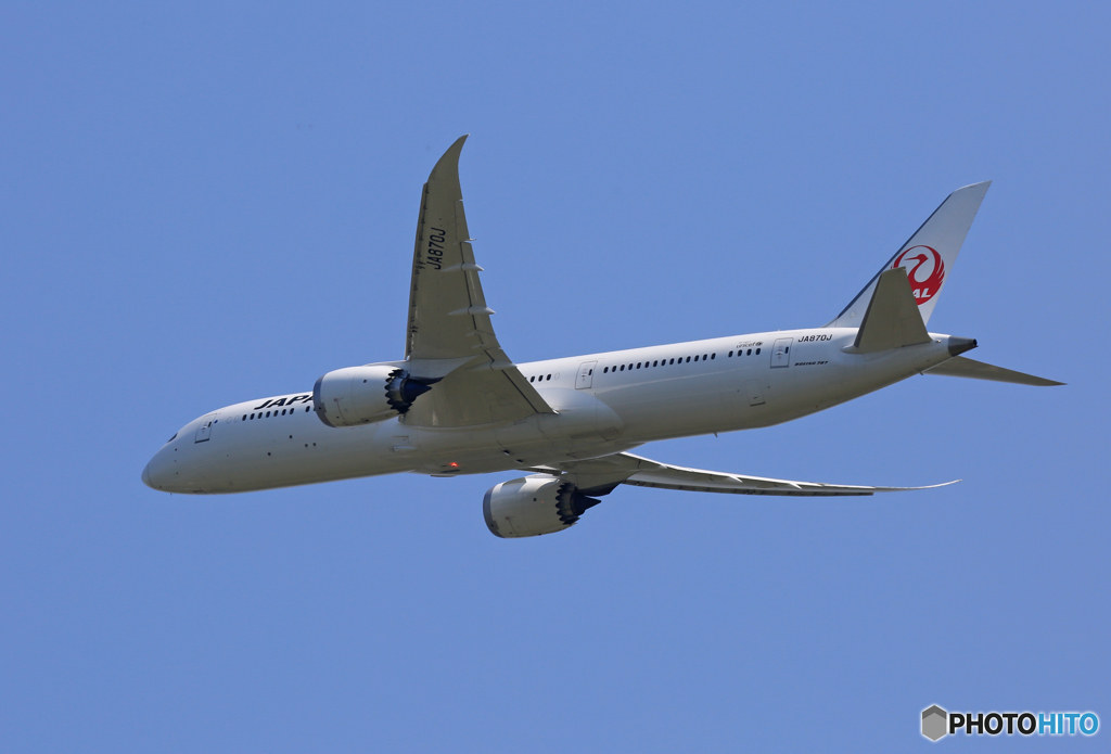  「晴れ」 JAL 787-9 JA870J Takeoff 