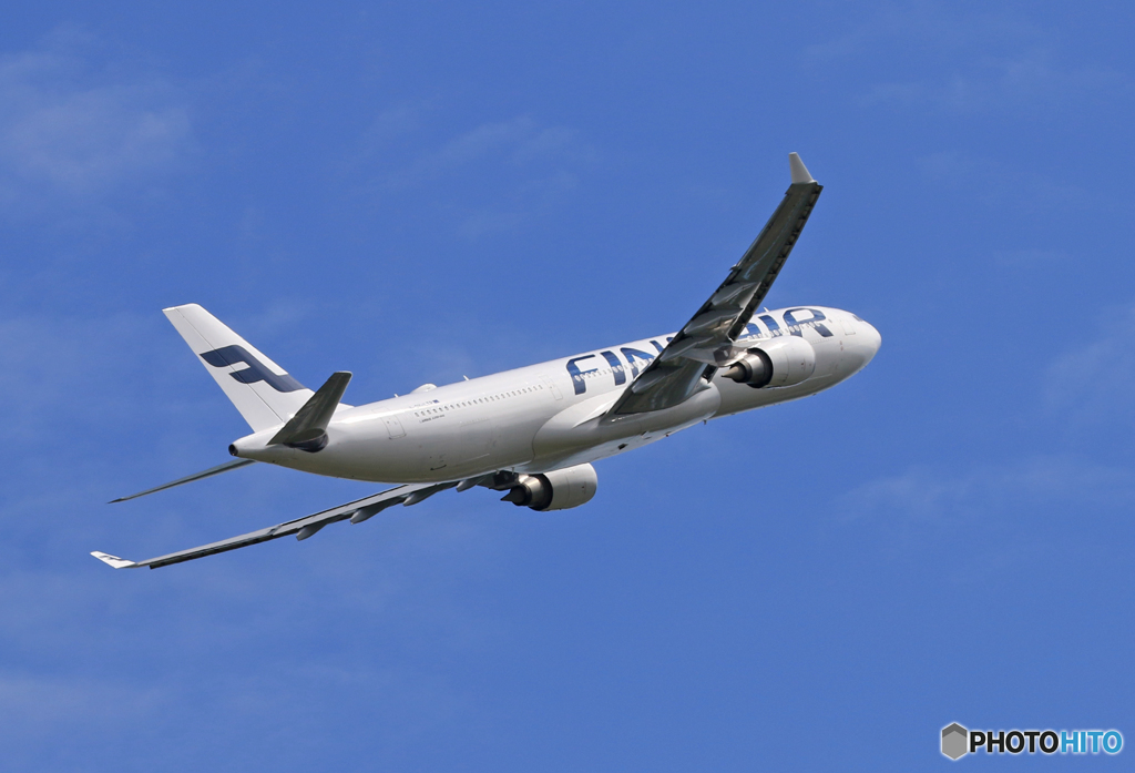 「空色」 Finnair A350-941 OH-LTP 飛び立ちです