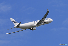 「空色」 Finnair A350-941 OH-LTP 飛び立ちです