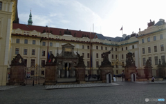 チェコ・プラハ（８９６）プラハ城の入り口
