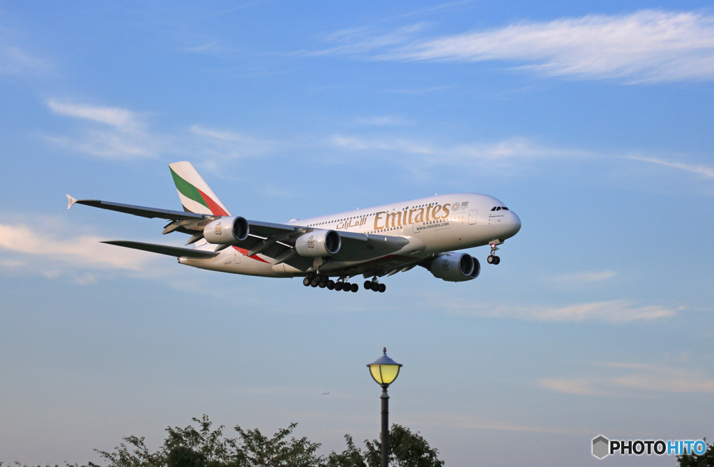 「空色」 エミレーツ航空A380-861 A6-EUJ到着しました