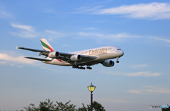 「空色」 エミレーツ航空A380-861 A6-EUJ到着しました