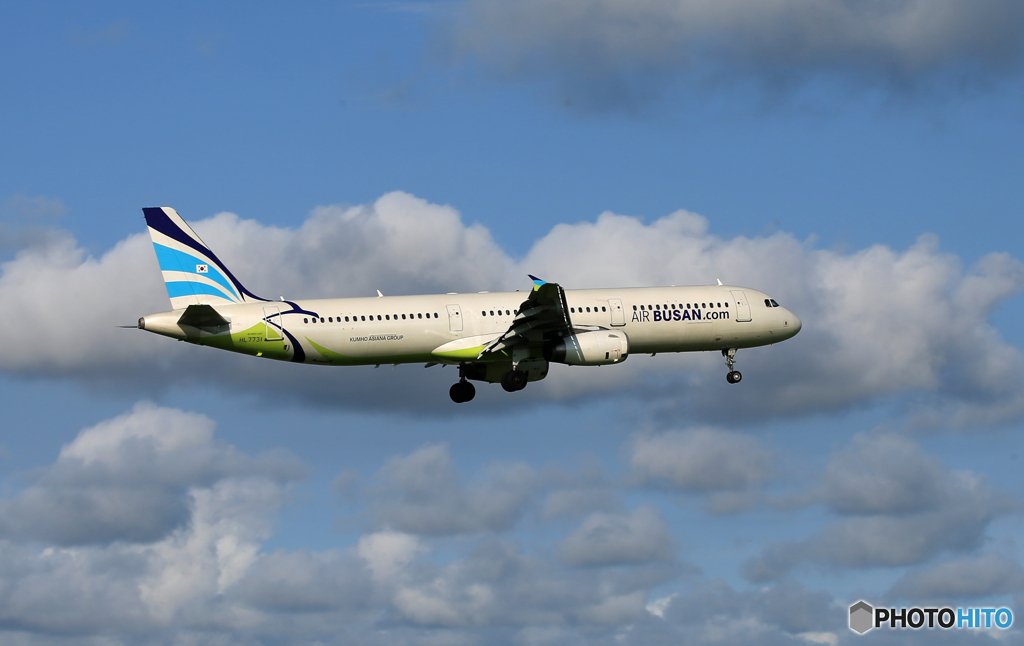 「Blue」 Air Busan A321-231 HL7731 到着