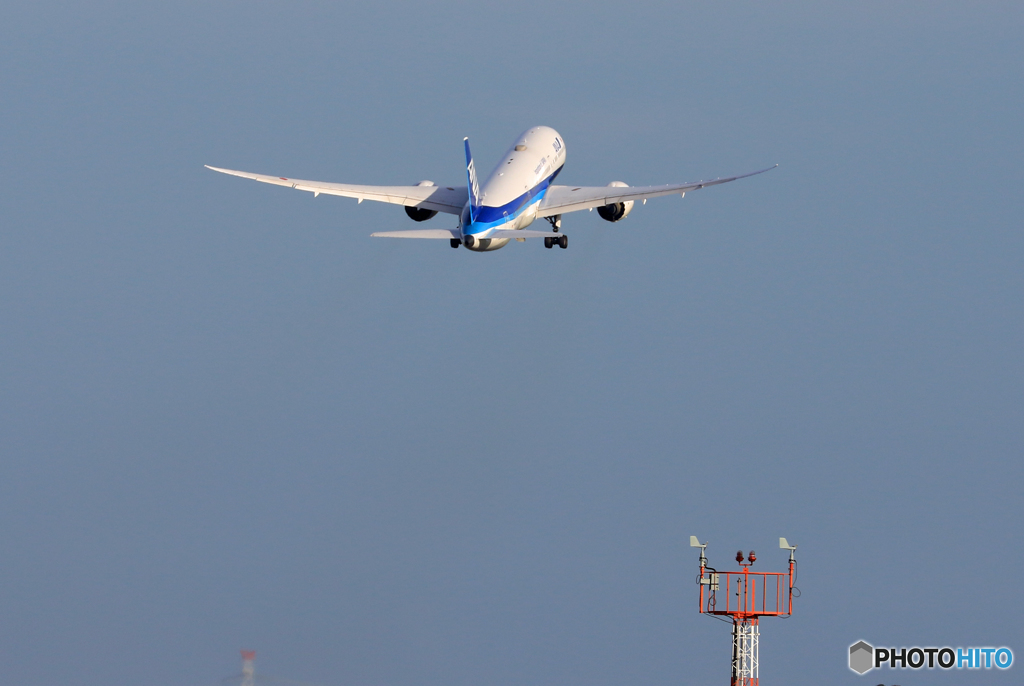 「青空」 ANA 787-9 JA877A Takeoff