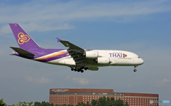 「晴れ」 THAI A380-841 HS-TUD 来た～
