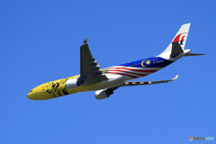 「あおぞら」マレーシアA330-323 9M-MTG Takeoff  　