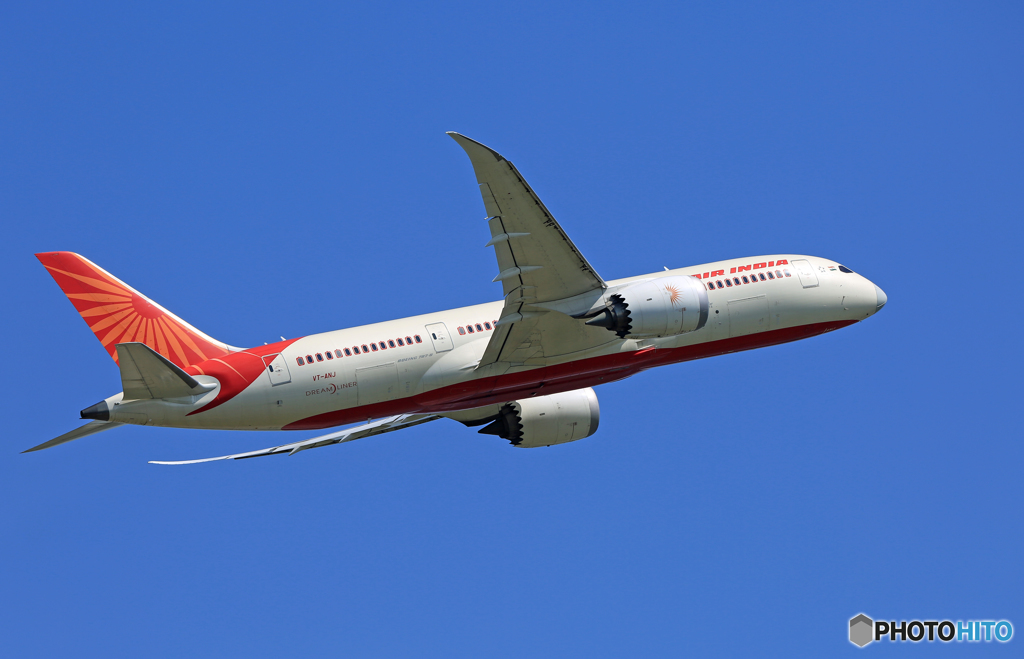 「すかい」 Air India 787-8 VT-ANJ 出発
